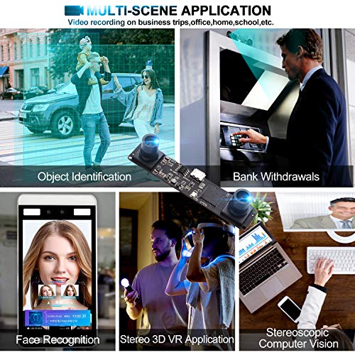 Dual Lens 3D HD USB Webcam for All Systems