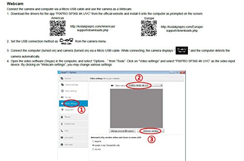 Kodak PIXPRO SP360 4K Dual VR Camera Bundle