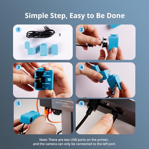 Anycubic Kobra 3D Printer Camera with Real-Time Monitoring