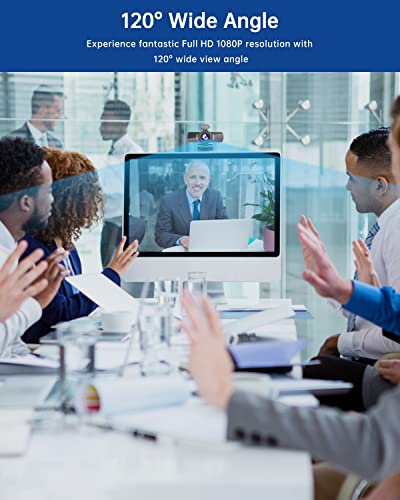 1080P HD Webcam with Microphone for Video Calls