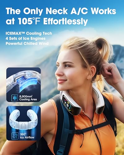 RANVOO No.1 Neck Air Conditioner with Health Monitoring