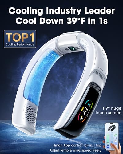 RANVOO No.1 Neck Air Conditioner with Health Monitoring