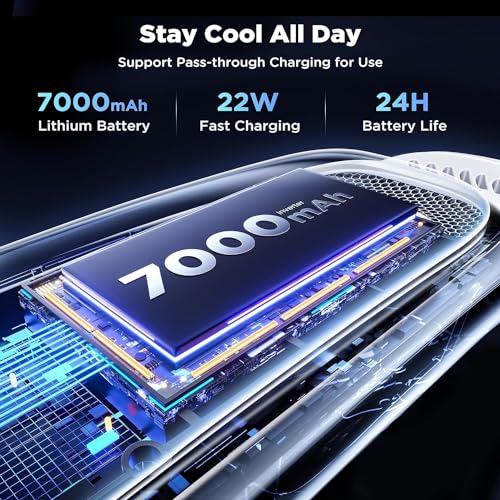 RANVOO No.1 Neck Air Conditioner with Health Monitoring