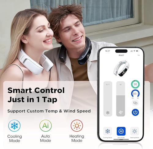 RANVOO No.1 Neck Air Conditioner with Health Monitoring