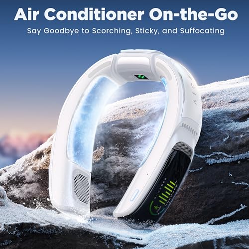 RANVOO No.1 Neck Air Conditioner with Health Monitoring