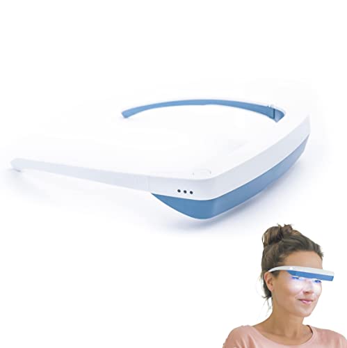Luminette 3 Light Therapy Glasses - Wearable Light Therapy Lamp - Blue Enriched White LED Sun Lamp - Natural Relief for Sleep Problems, Seasonal Mood Disorders and Jet lag - Portable Daylight Lamp