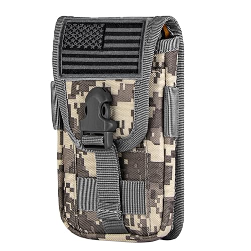 IronSeals Tactical Smartphone Pouch with US Flag Patch