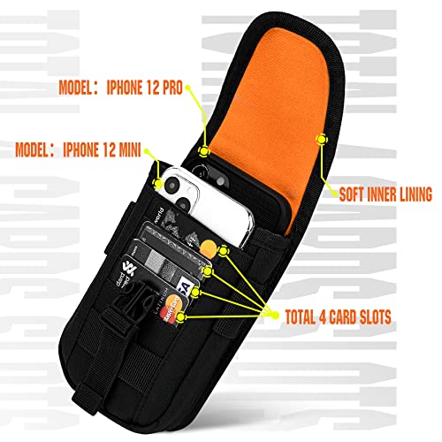 IronSeals Tactical Smartphone Pouch with US Flag Patch
