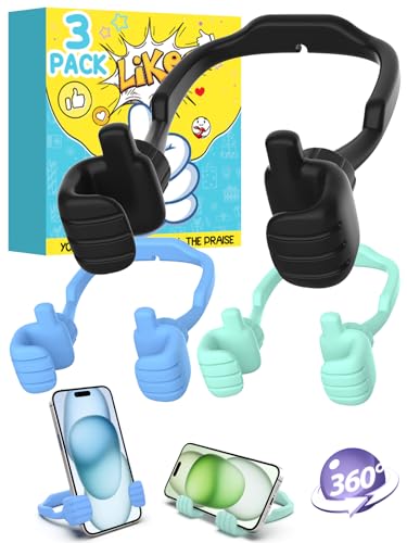 3 Pack Phone Stands: Fun Gifts for Teens & Adults