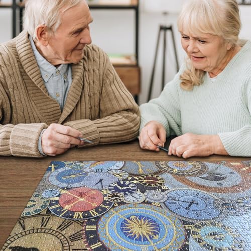 1000 Piece Clock Jigsaw Puzzle for Adults