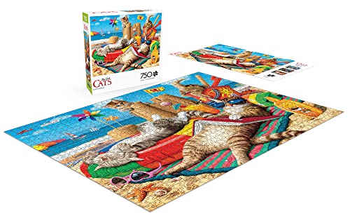 Buffalo Games Beachcombers 750 Piece Jigsaw Puzzle - Colorful