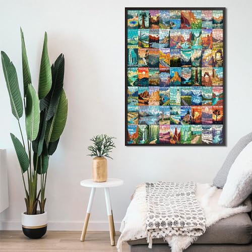 National Parks 1000 Piece Landscape Puzzle for Adults