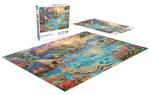 1000 Piece Jigsaw Puzzle - Tropical Oasis Theme