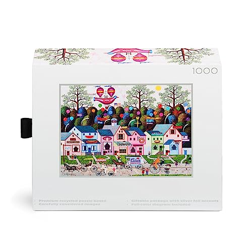 Charles Wysocki Confection Street 1000-Piece Puzzle Game