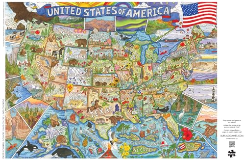Carrie Wagner Colorful Country 1000 Piece Jigsaw Puzzle
