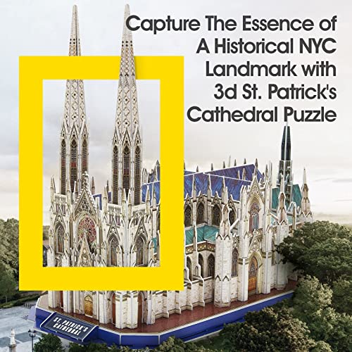 3D National Geographic St. Patrick's Cathedral Puzzle Kit