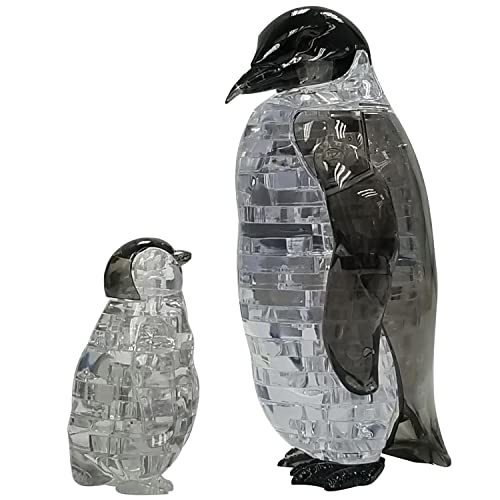 3D Crystal Puzzle Penguin and Baby, Ages 12+