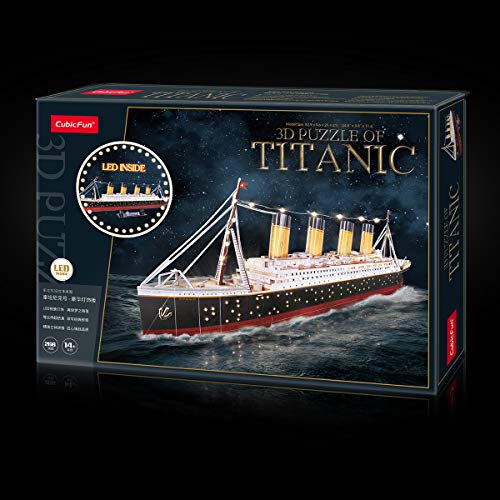 Titanic 3D Puzzle - Large LED Ship Decor