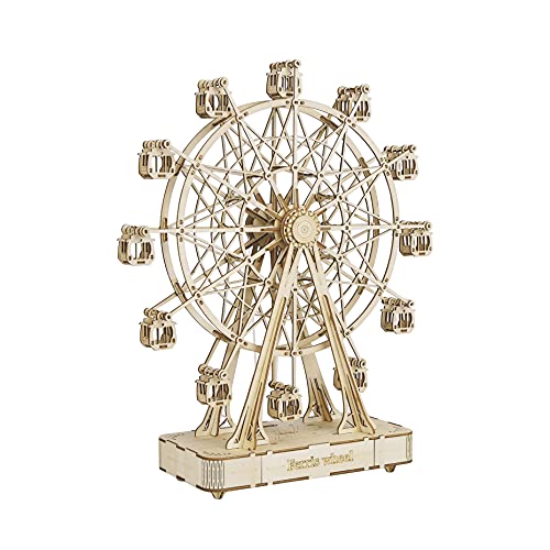 3D Wooden Ferris Wheel Puzzle for Adults & Kids