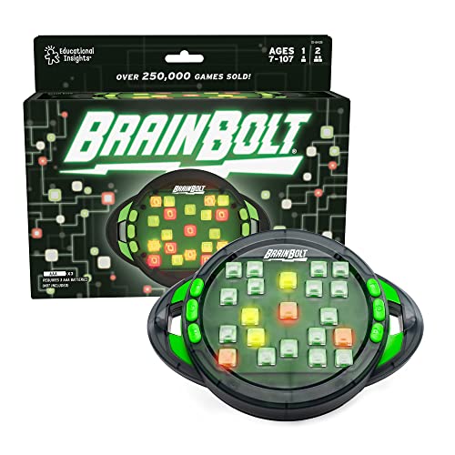 BrainBolt Handheld Memory Game for Kids and Adults