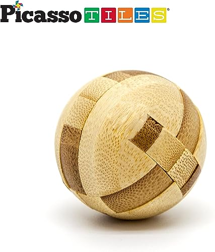 PicassoTiles 8 Styles Wooden Brain Teaser Puzzle Set