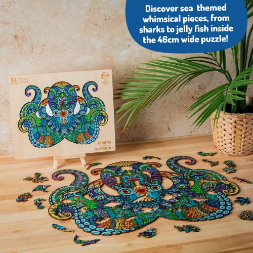 XL Octopus Jigsaw Puzzle - 325+ Pieces