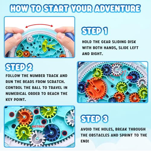 SEVENKA 2 Pack Maze Puzzle Games for Kids