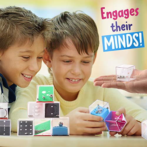 Balance IQ Maze Game Mini Fidget Puzzle 12Pcs