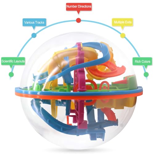Large 3D Puzzle Ball with 138 Obstacles Maze