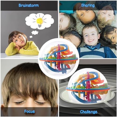 Large 3D Puzzle Ball with 138 Obstacles Maze