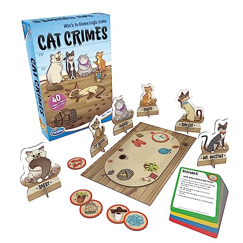 ThinkFun Cat Crimes: Fun Logic Game for All Ages