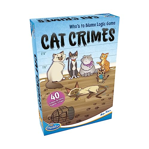 ThinkFun Cat Crimes: Fun Logic Game for All Ages