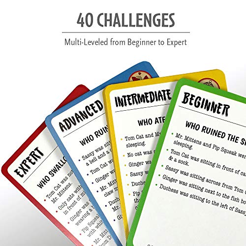 ThinkFun Cat Crimes: Fun Logic Game for All Ages