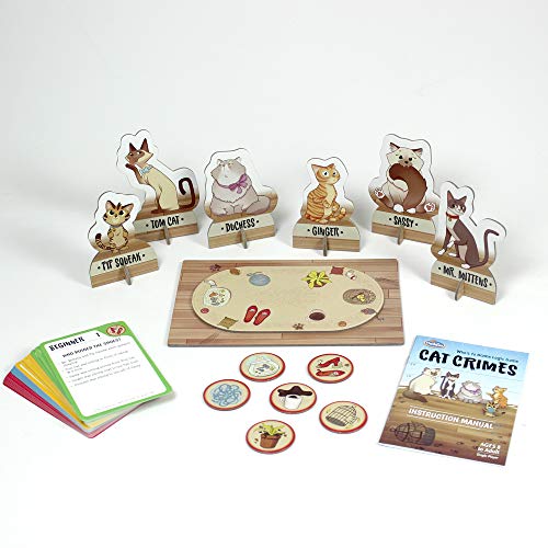 ThinkFun Cat Crimes: Fun Logic Game for All Ages