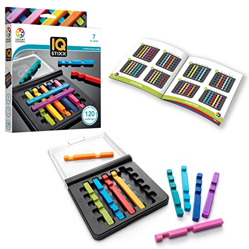 IQ Stixx Travel Game with 120 Challenges, Ages 7+