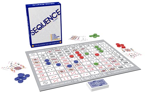 SEQUENCE Game with Folding Board, Cards, Chips by Jax