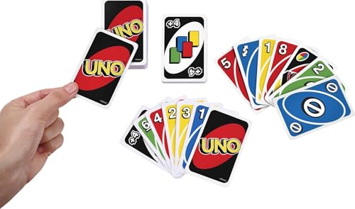 Mattel UNO Card Game in Collectible Tin, Fun for Family & Travel