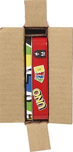 Mattel UNO Card Game in Collectible Tin, Fun for Family & Travel
