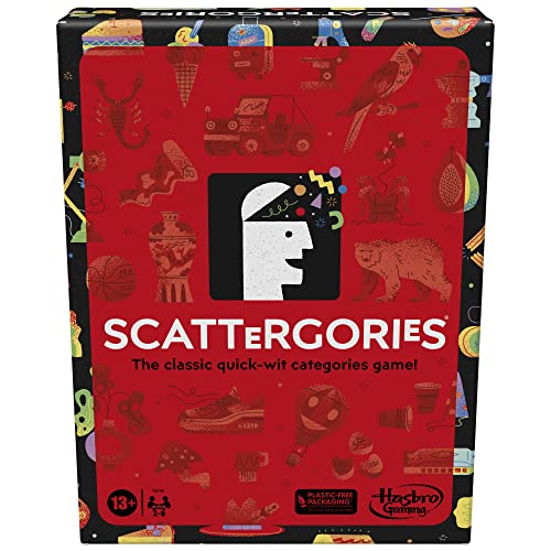 Hasbro Scattergories Classic Party Game for Adults and Teens