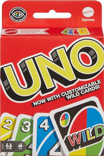 Mattel UNO Card Game, Multi, Fun for All Ages