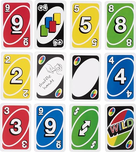 Mattel UNO Card Game, Multi, Fun for All Ages