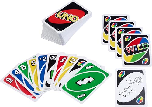 Mattel UNO Card Game, Multi, Fun for All Ages