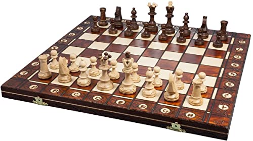 Muba Beautiful Handcrafted Wooden Chess Set - Gift Idea