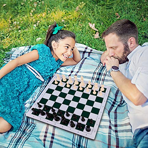 20" Portable Chess & Checkers Set for Travel