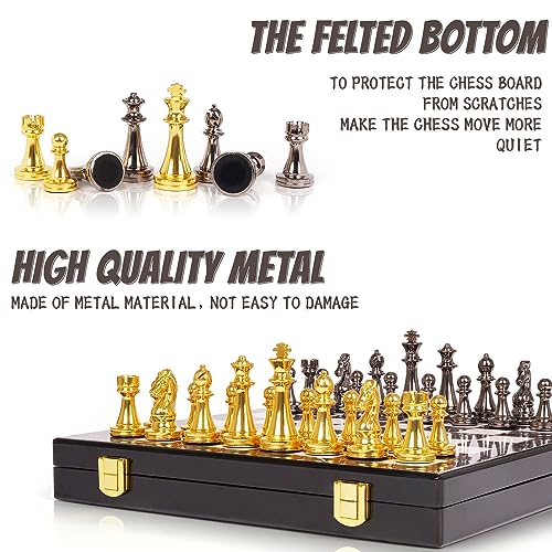 Marbling Chess Set for Adults and Kids - TravelFriendly