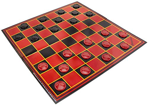 3-in-1 Chess, Checkers, Backgammon with Full-size Pieces