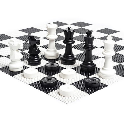 MegaChess Giant Chess Game Board - Plastic - Giant Size