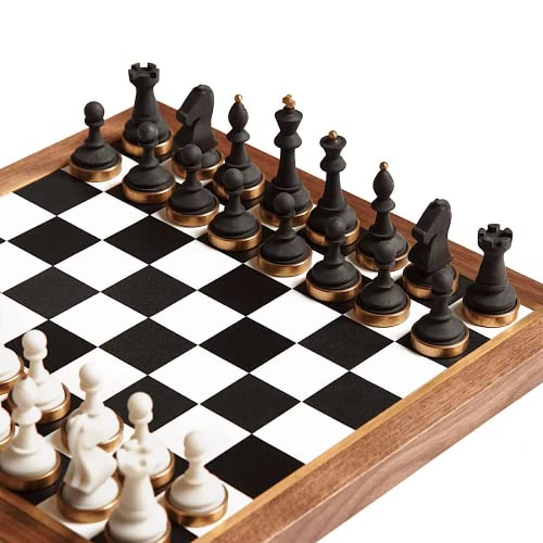 Handmade Luxury Wooden Chess Set with Weighted Pieces