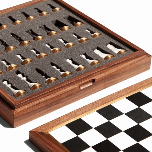 Handmade Luxury Wooden Chess Set with Weighted Pieces