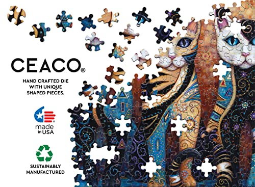 Ceaco Kleo Kats Trio - 500pc Puzzle Game